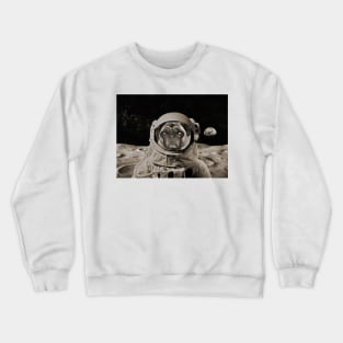 The Astronaut Pug Crewneck Sweatshirt